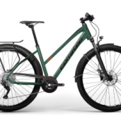 a bicycle leaning against a wall