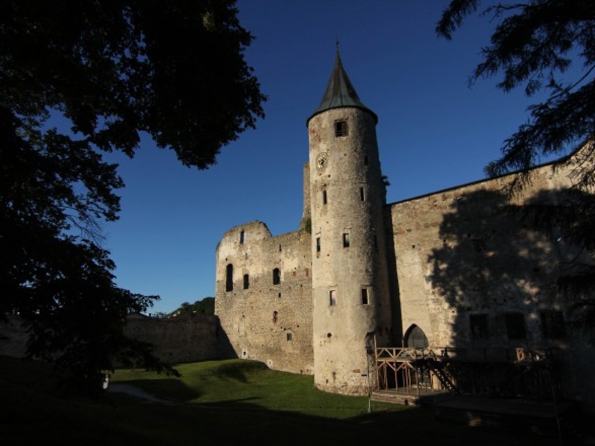 a castle with a clock tower
