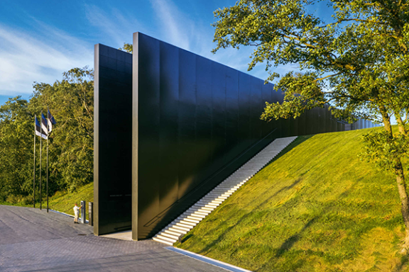a sign on the side of a road